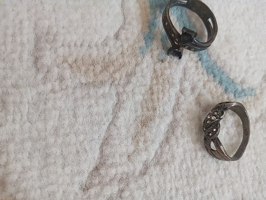 Кольцо серебро .