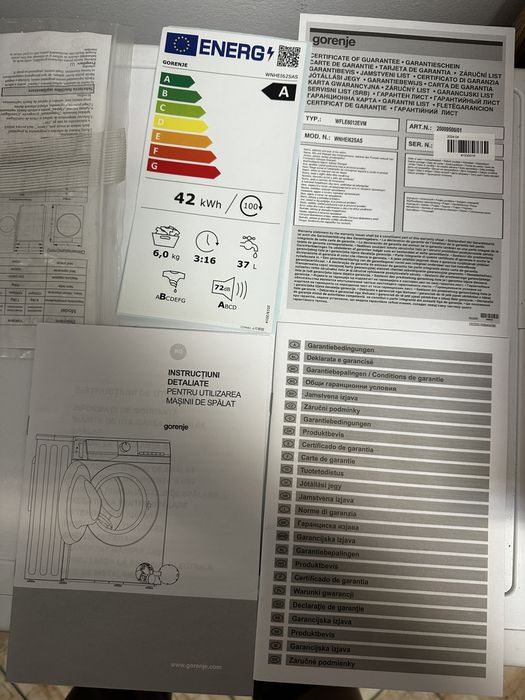 Masina de spalat Gorenje foarte putin folosit