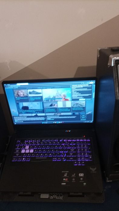 Laptop Asus tuf17''gaming +doua boxe active
