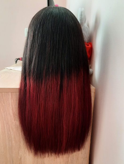 Полуперука u part wig омбре