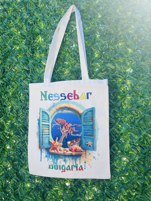 Рекламна текстилна Торба за многократна употреба с фирмено лого