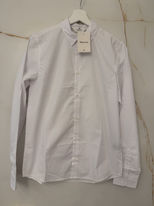 H&M camasa alba baieti
