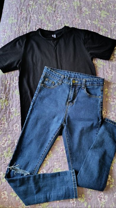 Джинсы скинни как новые на 8/11 лет