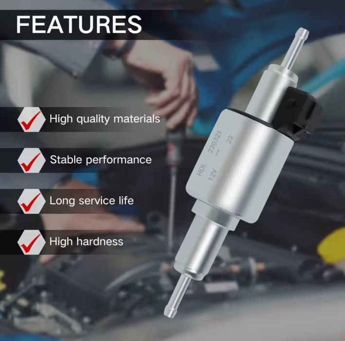 Pompa motorina silențioasă 12V  2 -8 KW 22 ml Stanis Sirocou webasto V