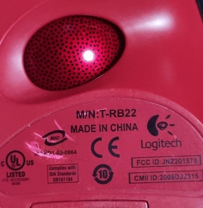 vand Mouse T-RB22 Logitech Trackman Wheell Wireless Trackball Cordless