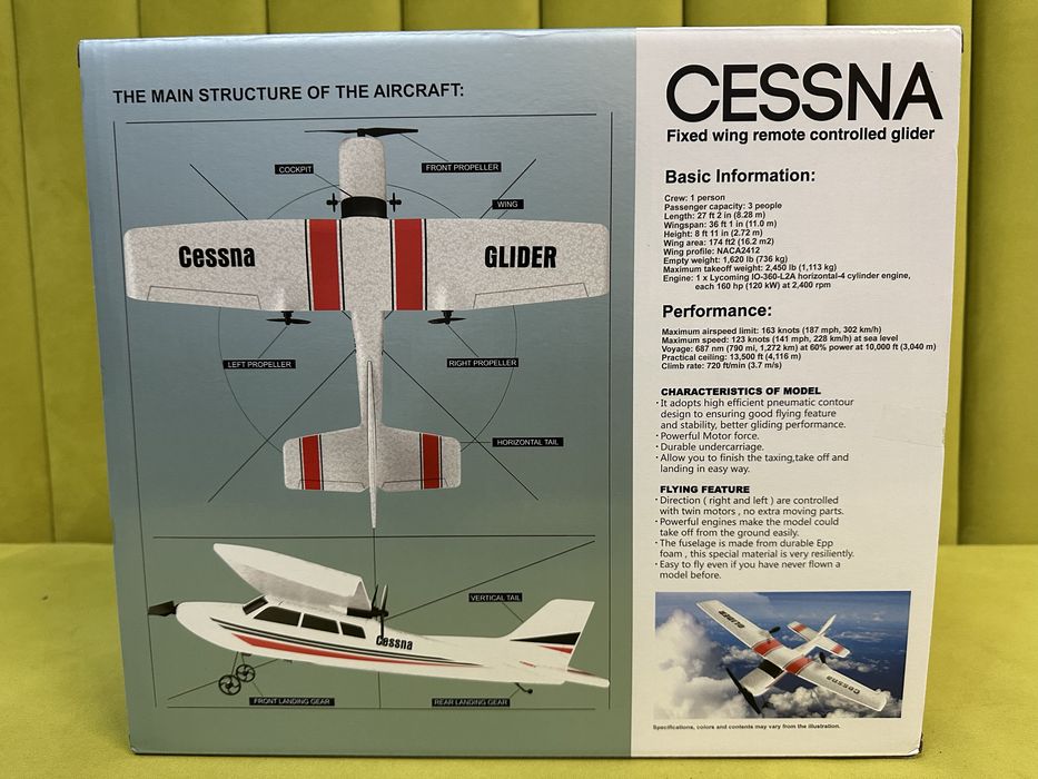 Радиоуправляемый самолёт Cessna RC