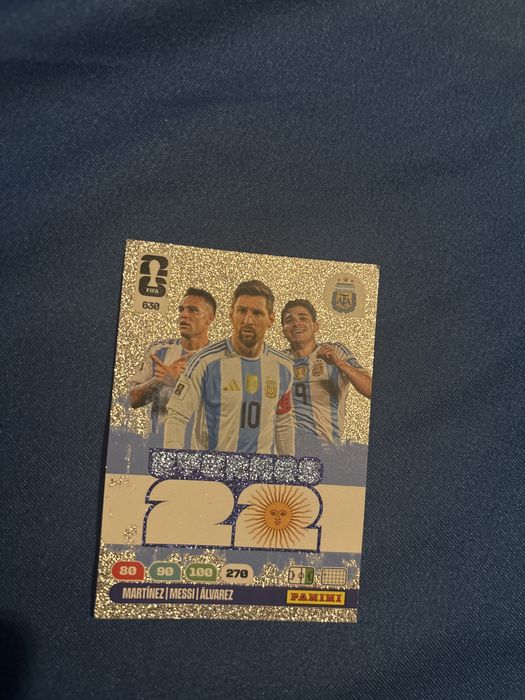 Card word cup messi
