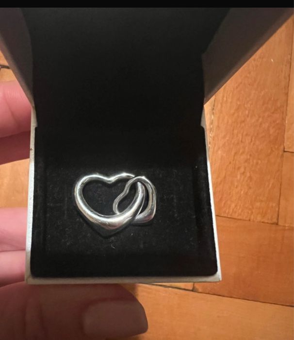 Pandantiv argint 2 inimi