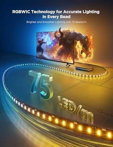 Ново Govee HDMI 2.1 Sync Box и RGB LED лента за 55-65" TV, 8K 60Hz