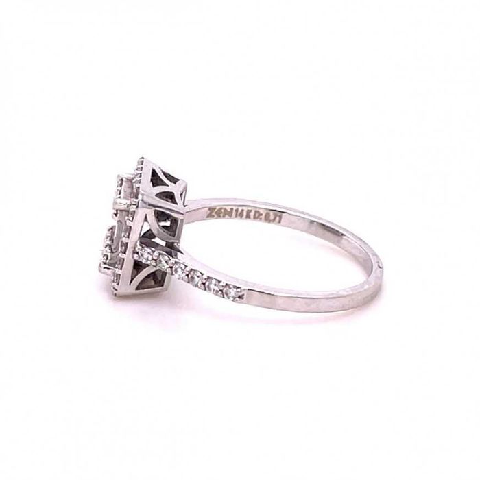 Златен дамски пръстен с диаманти ZEN 0,71Ct. чистота:VS размер:53