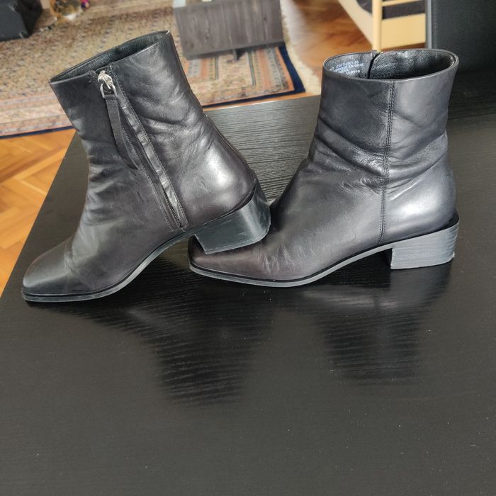 Botine de piele H&M Premium Selection