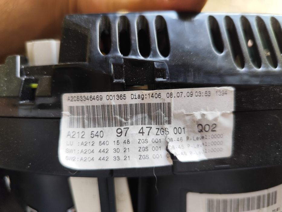 Километраж Mercedes E class W207 W212/Мерцедес В207 В212