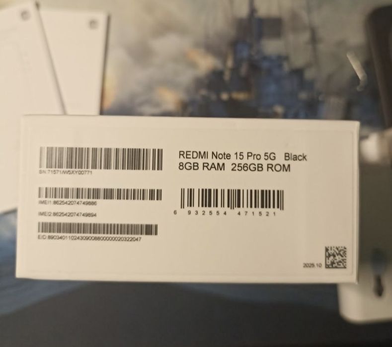 !ГАРАНЦИЯ! + !ПОДАРЪК!(адаптер) Redmi Note 15 pro 5G