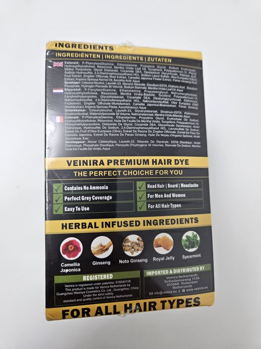 Vopsea păr șampon colorant bărbați femei NOU