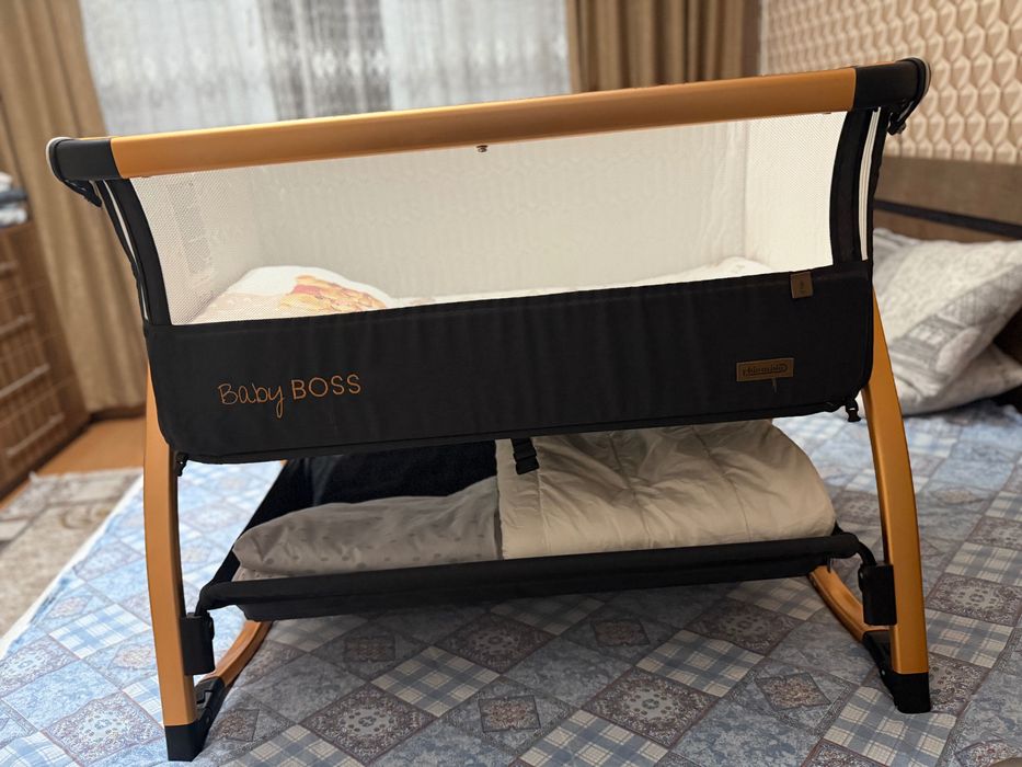 Кошарата е подходяща за новородени бебета и деца на възраст до 6 м.