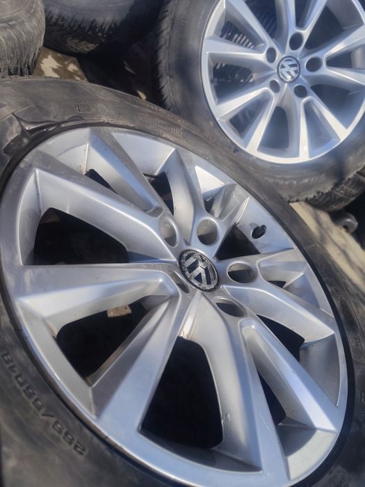 Гуми с джанти за Touareg 255/55/R18 Dot 2522