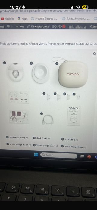 Pompa single Momcozy 5