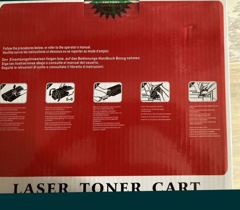 Новый сменный катридж