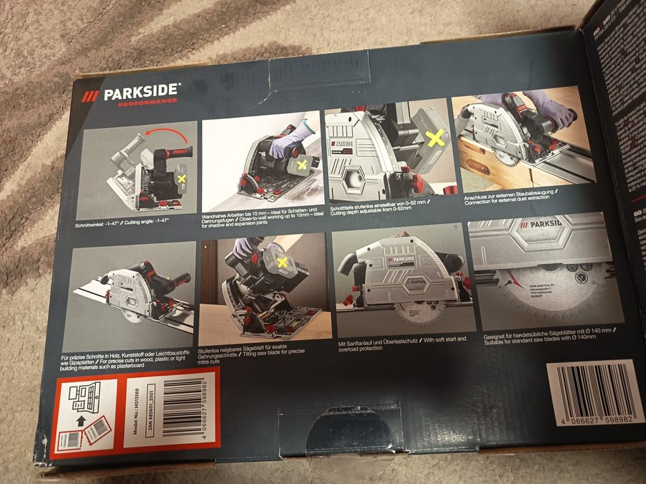 Ръчен циркуляр parkside