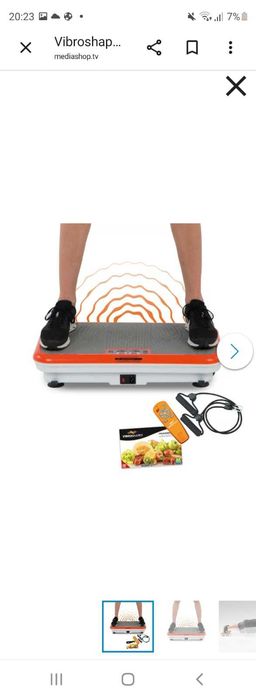 Plată vibranta fitness VITAMAXX