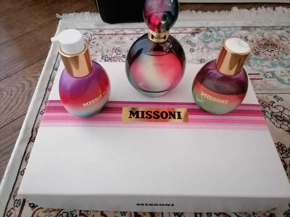 Духи Missoni 50мл оригинал + молочко и гель для душа