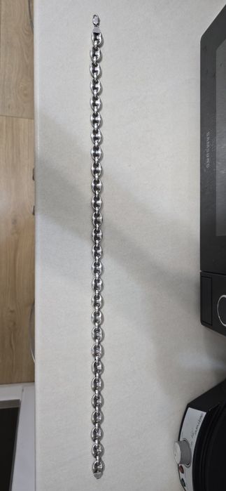 Сребърен мъжки синджир