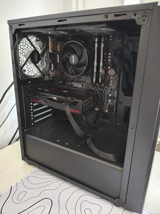 PC Gaming Ryzen 5 4500 / RX 6600 8GB / 16GB RAM / SSD 500GB NVMe.