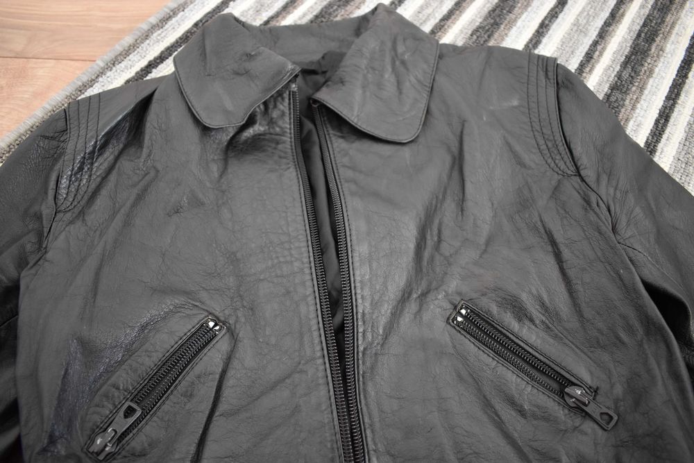 Geaca din piele naturala