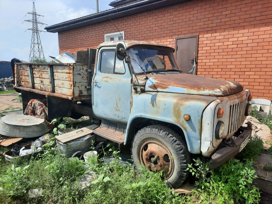 Газ 52 самосвал на ходу