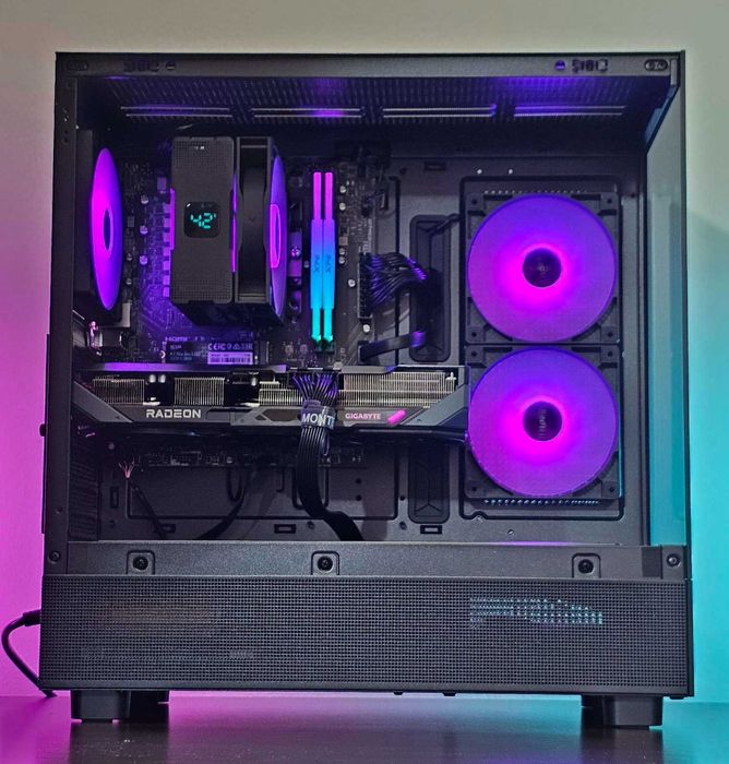 Ryzen 5-7500F/RX 9060XT 16GB/RAM 32GB/SSD 1TB/Чисто Нов+Гаранция!