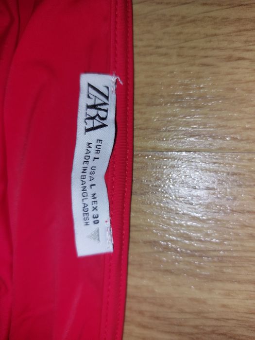 Rochie roșie scurta zara