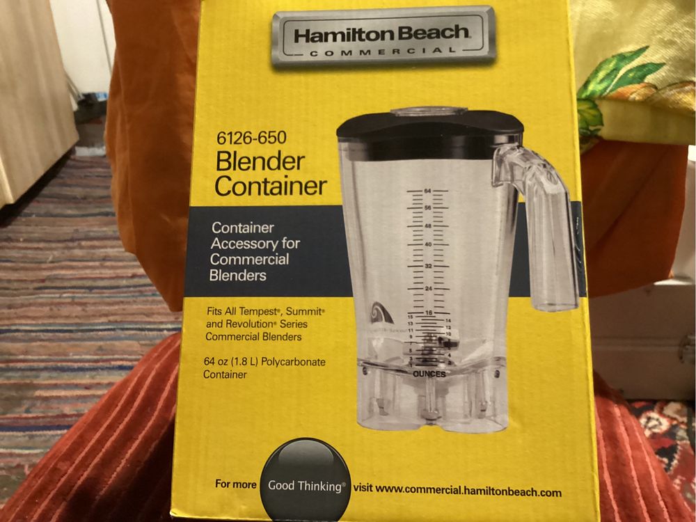 Hamilton Beach 6126-650 Blender Container