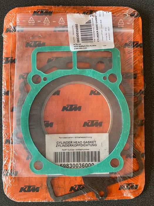 Гарнитура за глава на ktm exc 250 racing 2001-2006