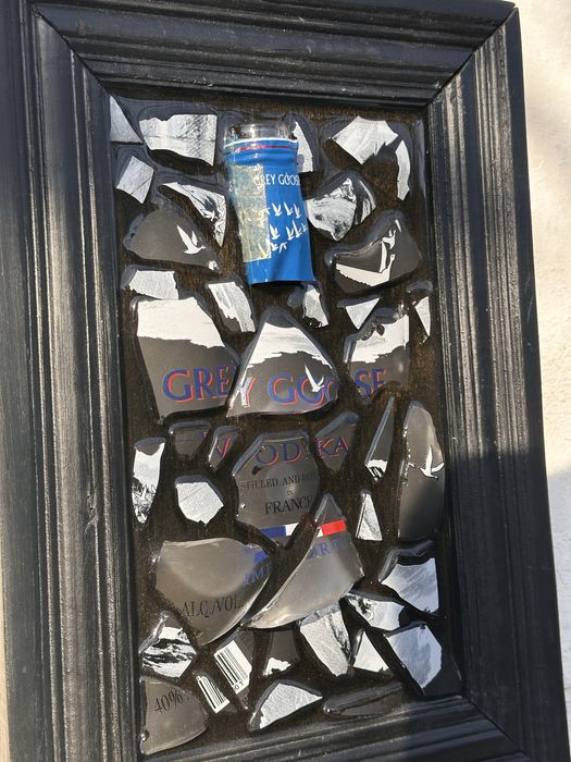 Ръчно изработено пано от стъкло