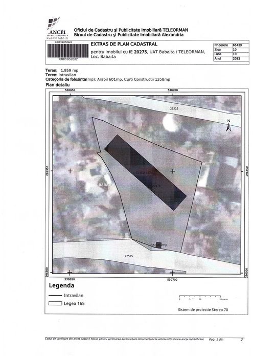 Cladire 450 mp Babaita TR Pret Fix