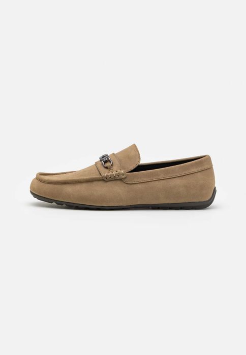Mocasini Pier One bej marimea 42 noi piele ecologica cu catarama metalica