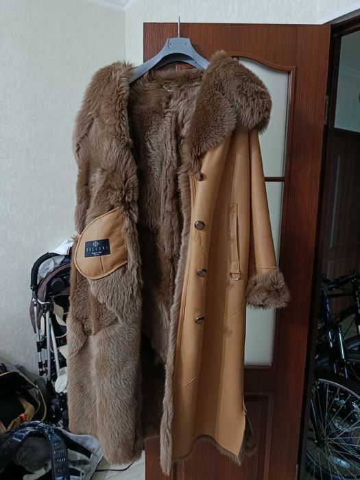 Дублёнка кожанная