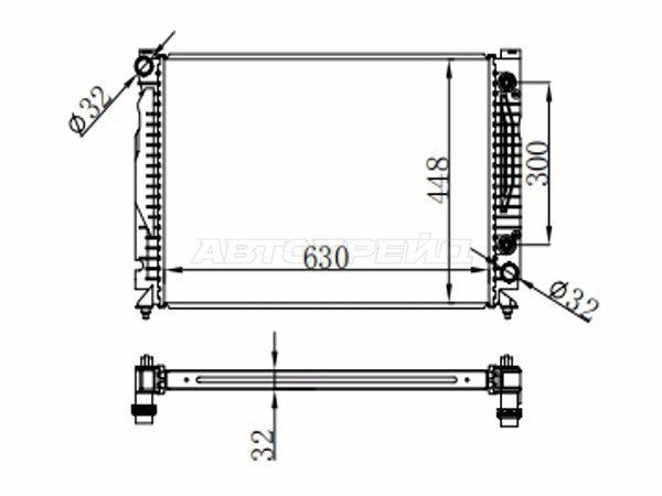Радиатор Audi A6
