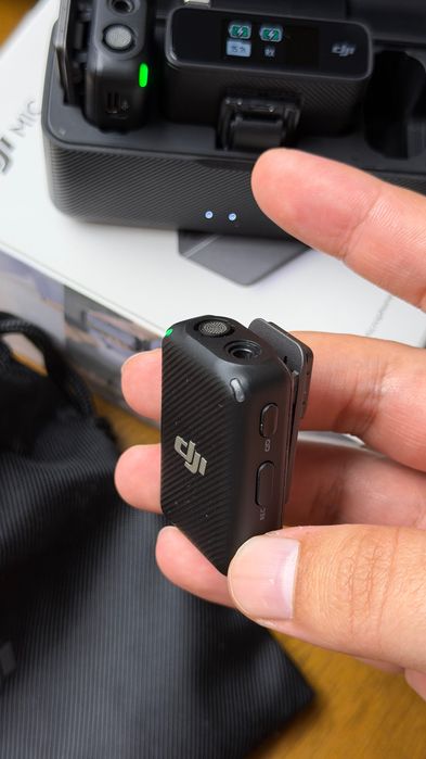 Микрофон DJI Mic 2TX + 1RX + charging case черный