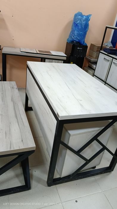 Лофт мебель Рабочий| письменный| компютерный| стол| стул  лофт