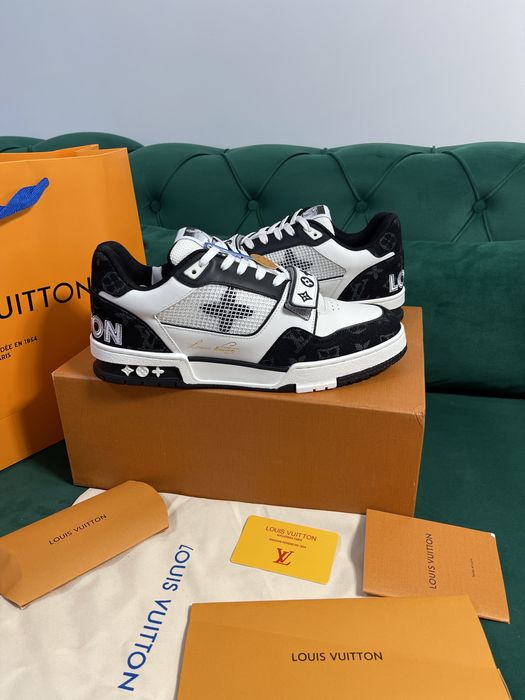 Adidasi Louis Vuitton piele naturala Full Box Premium colectie noua