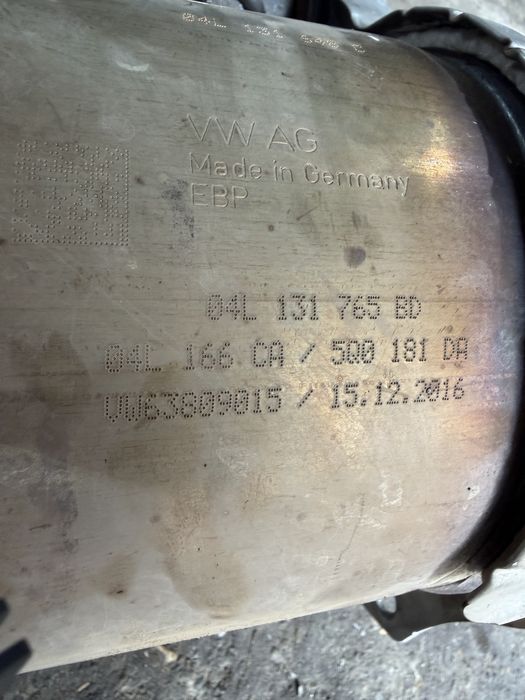 Filtru de particule / Catalizator / DPF VW Golf 7, Passat B8, Tiguan 1.6 Diesel