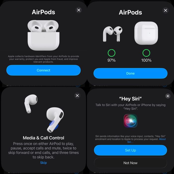 НОВИ Безжични слушалки AirPods 3 Gen в пълен комплект
