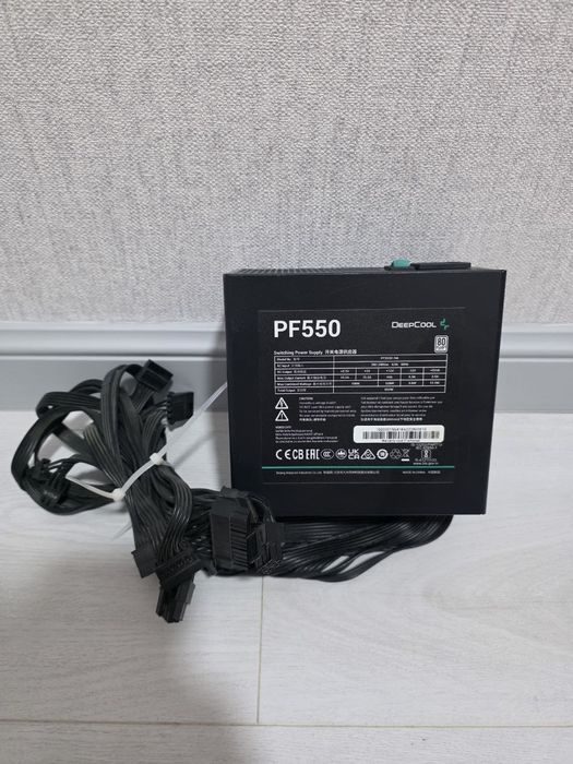 DeepCool 550 w 80+bronze оригинал пламбы на месте