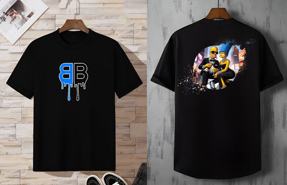 Balenciaga The Simpsons тениски