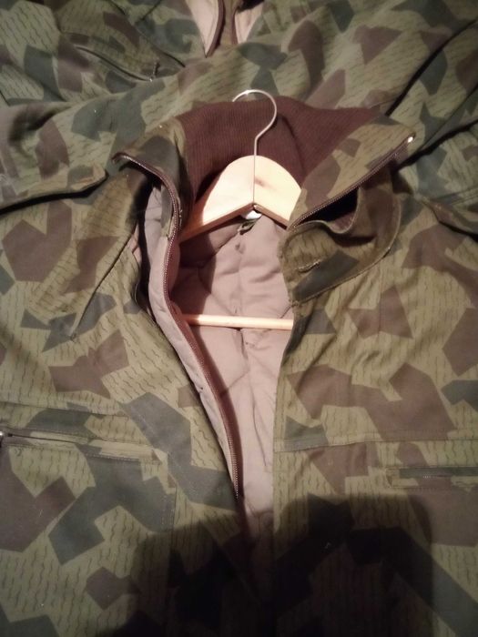 Камуфлажна зимна шуба