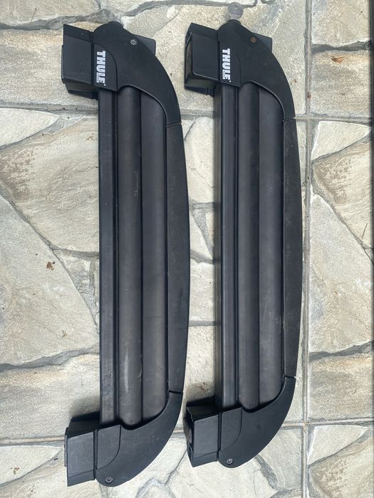 ски багажник Thule за 4 чифта ски + подарък  напречни греди