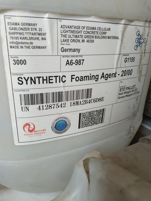 Пенобетон Пенообразователь