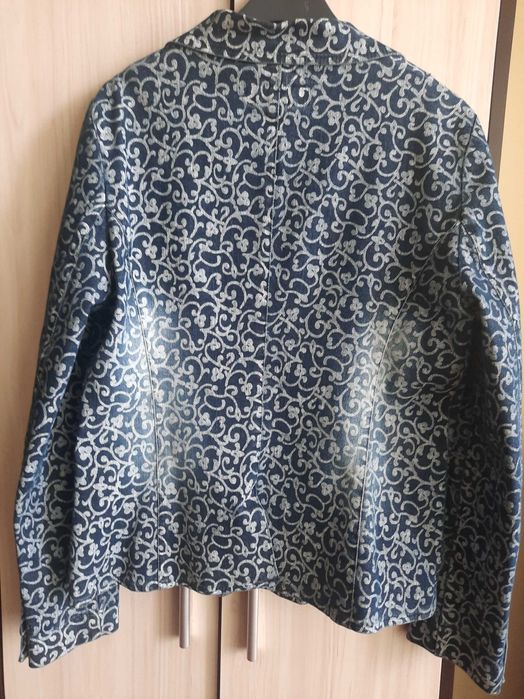 Елегатно дамско дънково сако