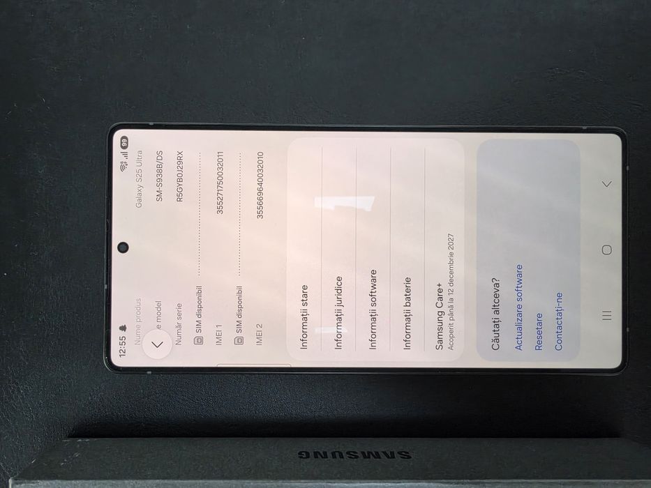 Samsung S25 ULTRA, JET BLACK, 512 gb